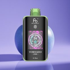 Fumot Tornado 25000 نفخة شاشة HD بطارية 700mAh سائل 20ml نكهة دكتور بلو