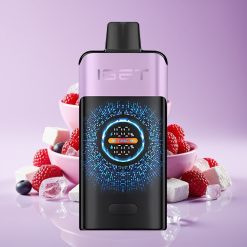 IGET ONE 12000 نفث بطارية 2700 مللي أمبير شاشة ملونة منحنية نكهة: توت مثلج
