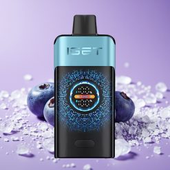 IGET ONE 12000 نفخة بطارية 2700 مللي أمبير شاشة ملونة منحنية نكهة توت أزرق مثلج