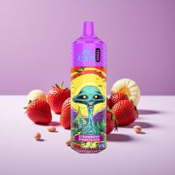 JNR Alien 10000 Puffs 850mAh LED بنكهة الفراولة بينا كولادا