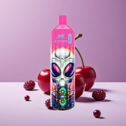 JNR Alien Max 18000 Puffs شاشة LED ذكية، ملف مزدوج، 28مل عصير، نوع-C، كرزي توتي