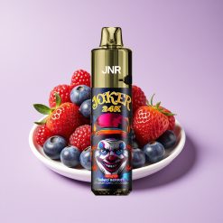 JNR Joker 24K نفثات مع بطارية 800mAh وإضاءة ملونة ونكهة التوت المختلط