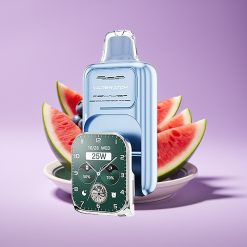 JNR VapeWatch 30000 نفخة سعة البطارية 1000 مللي أمبير سعة السائل 19 مللي 5% نيكوتين بلوبيري ووترميلون