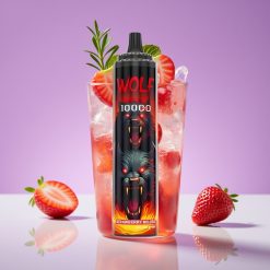 JNR Wolf Niplo 10000 Puffs 1.0 Ohm 650mAh Strawberry Mojito