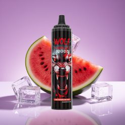 JNR Wolf Niplo 10000 Puffs شبكة 1.0 أوم بطارية 650mAh نكهة بطيخ مثلج