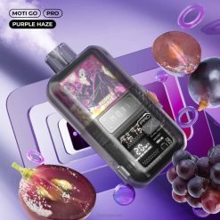 MOTI vape amazon - MOTI Go Pro الفيب القابل للتصرف (5%، 12000 نفسة) ضباب أرجواني 8624Y19